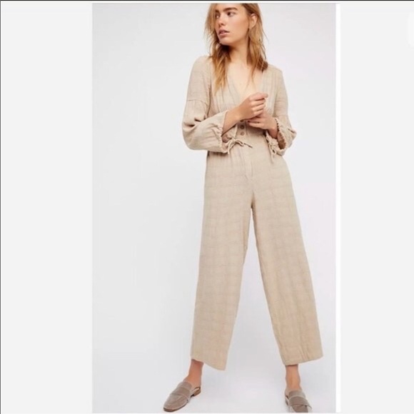 Free People linen jumpsuit - Picture 9 of 9